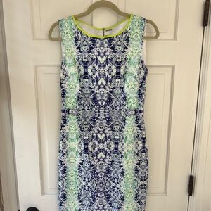 Funky colorful shift dress